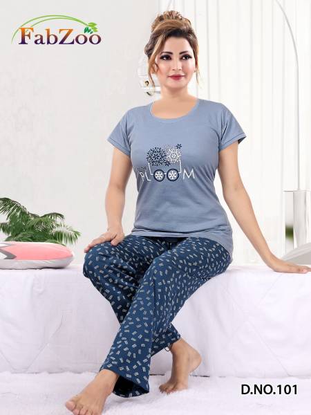 FabZoo Butterfly Hosiery Cotton Night Suits Catalog